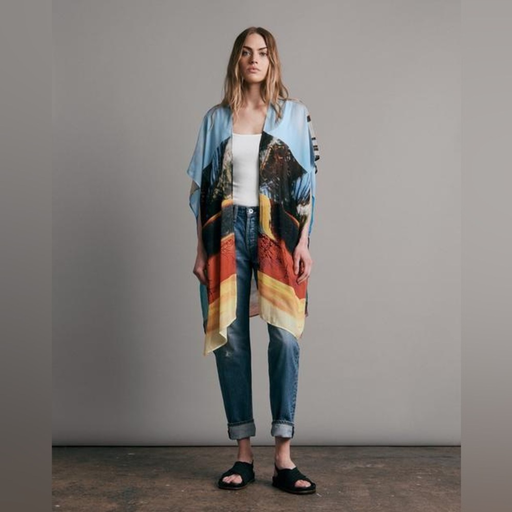 NWT Rag & Bone Beach Summer Beach Coverup Sheer OS